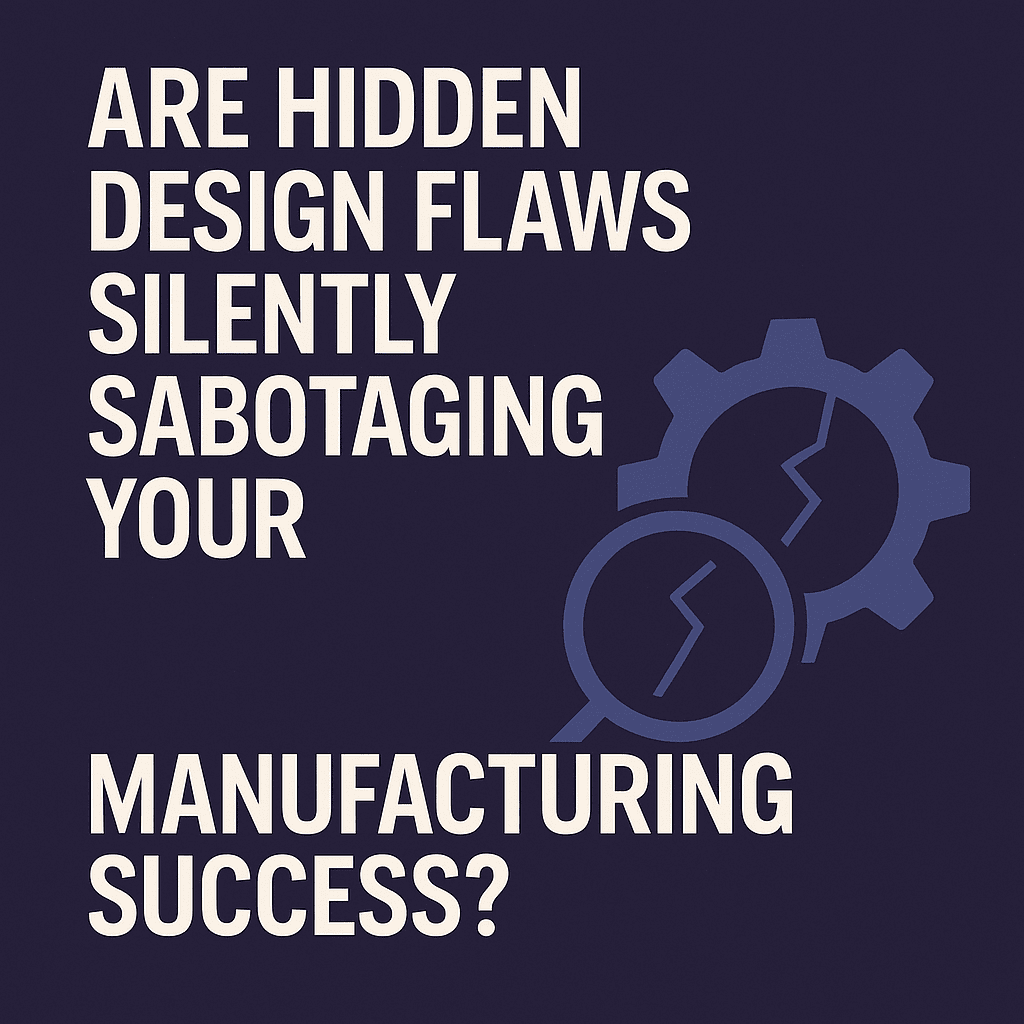 Are hidden design flaws silently sabotaging your manufacturing success?
